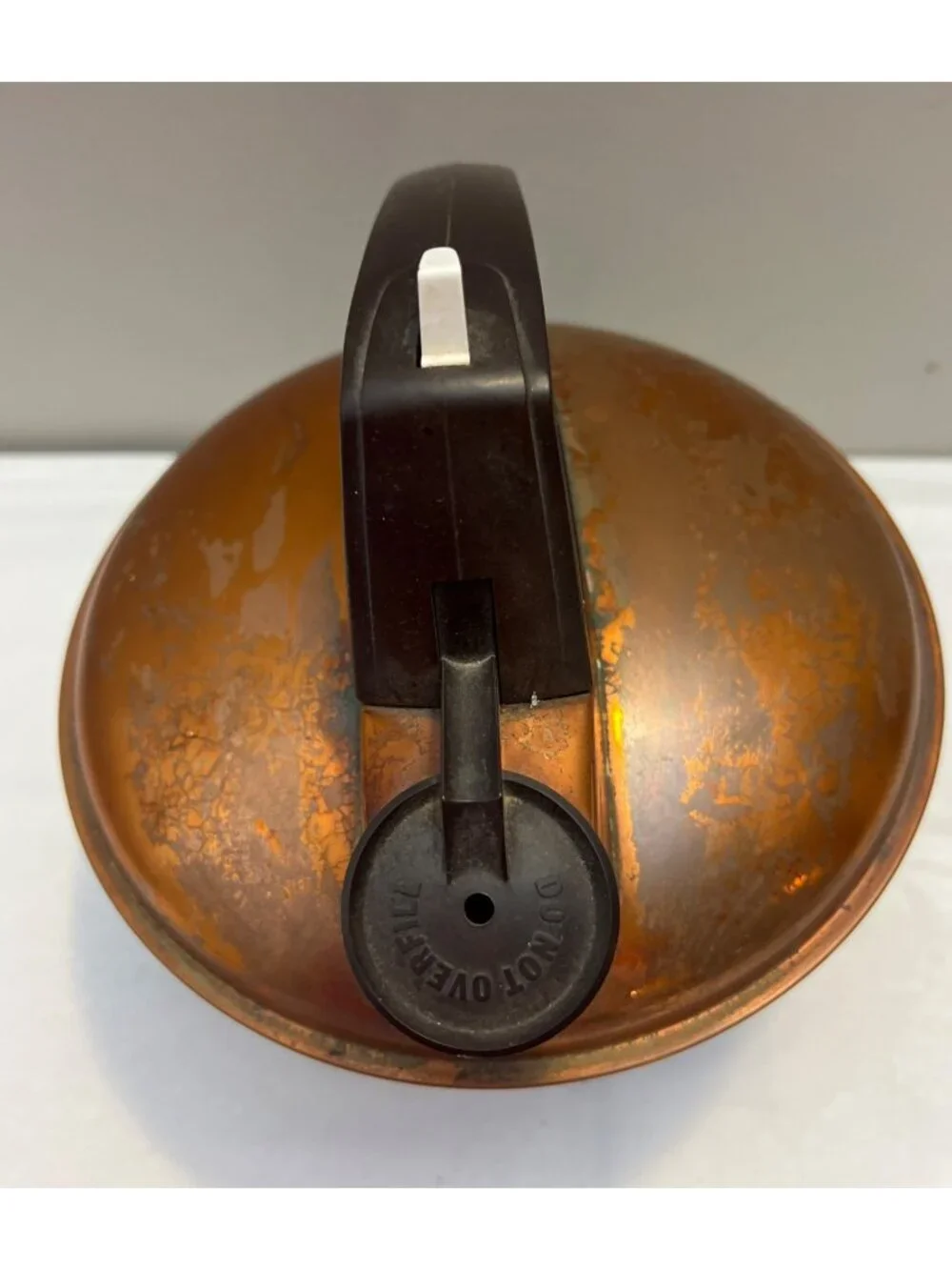 Vintage GE MCM Electric Water Kettle Boiler Copper Top Tea Pot & Cord Works